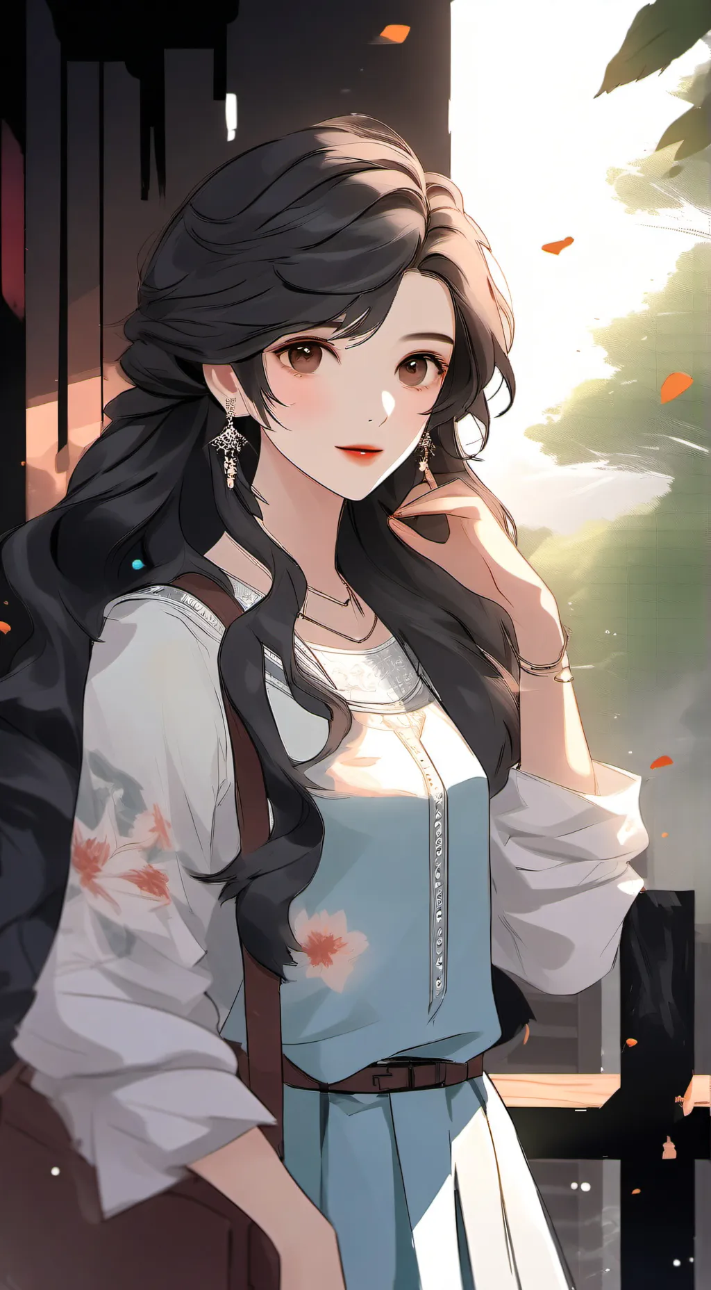 ai character: Valentina  background