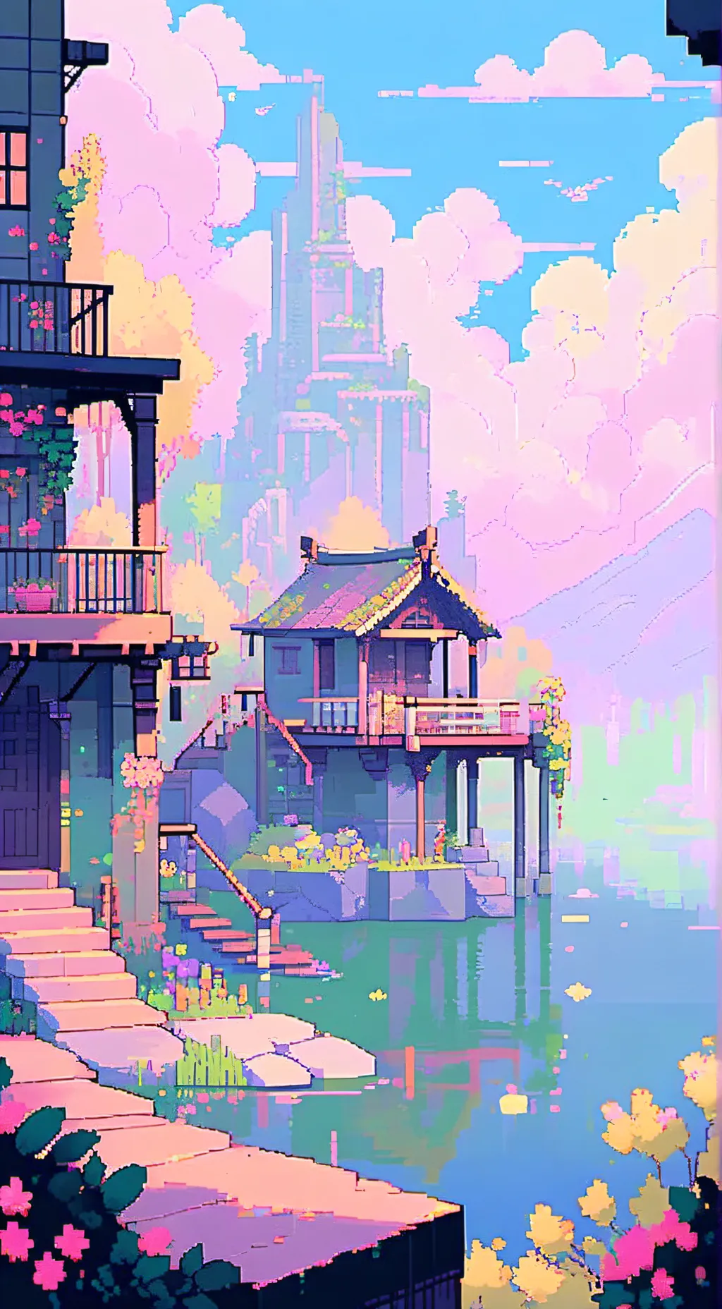 ai character: baku et deku  background