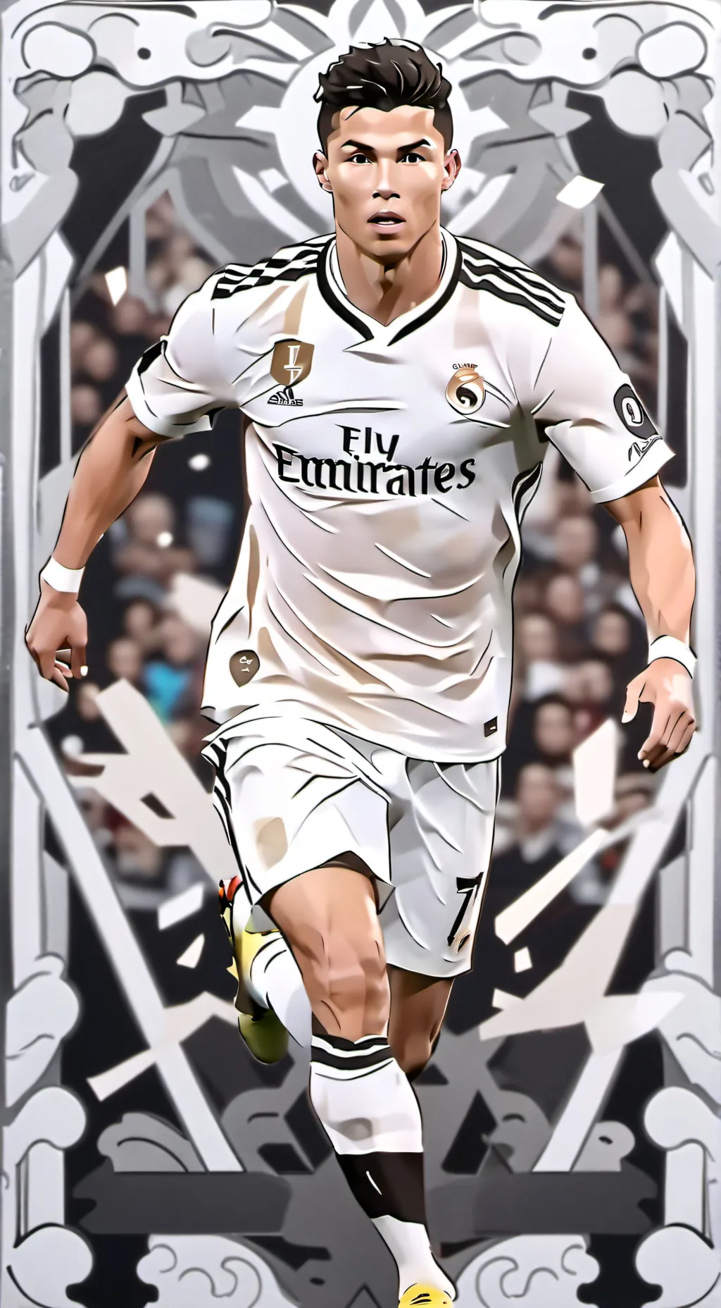 ai character: Ronaldo  background