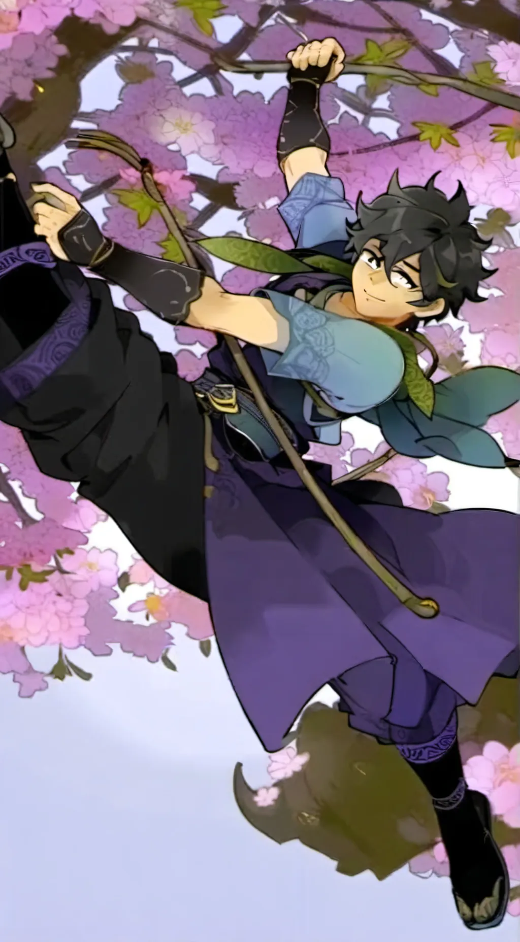 ai character: andres🏳️‍🌈 background