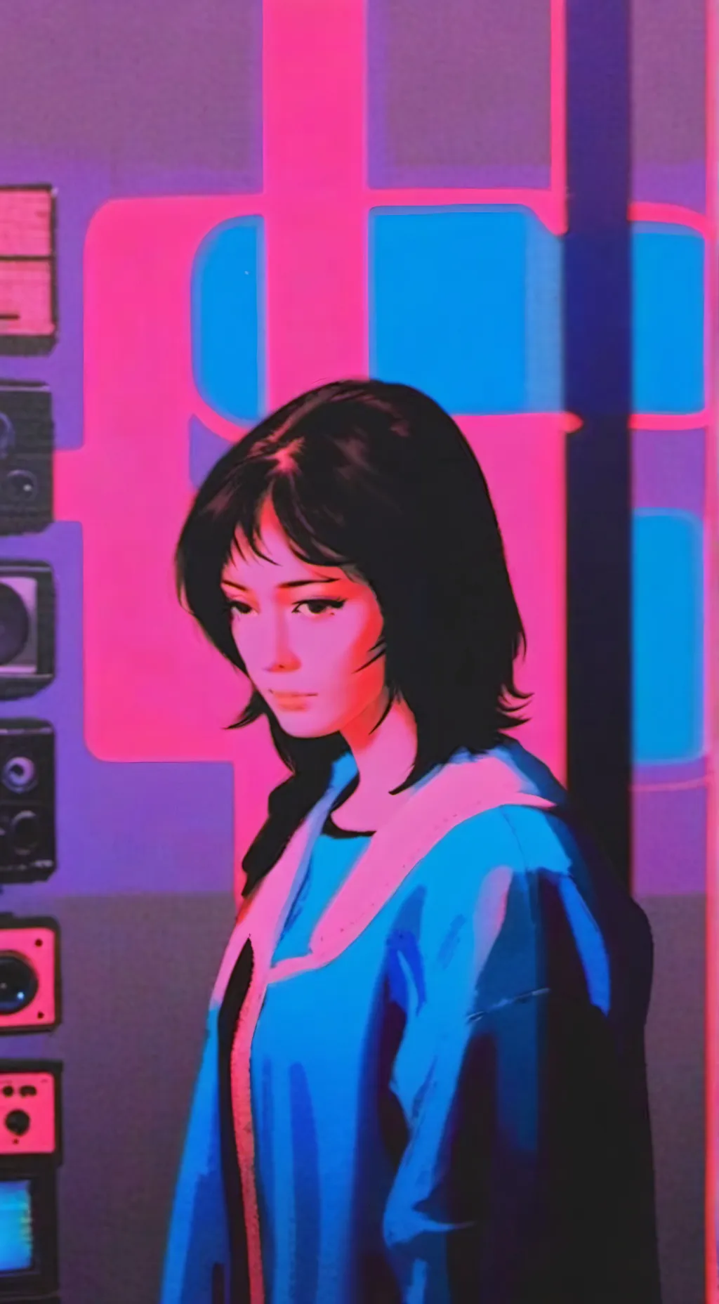 ai character: ☆tv girl☆ background