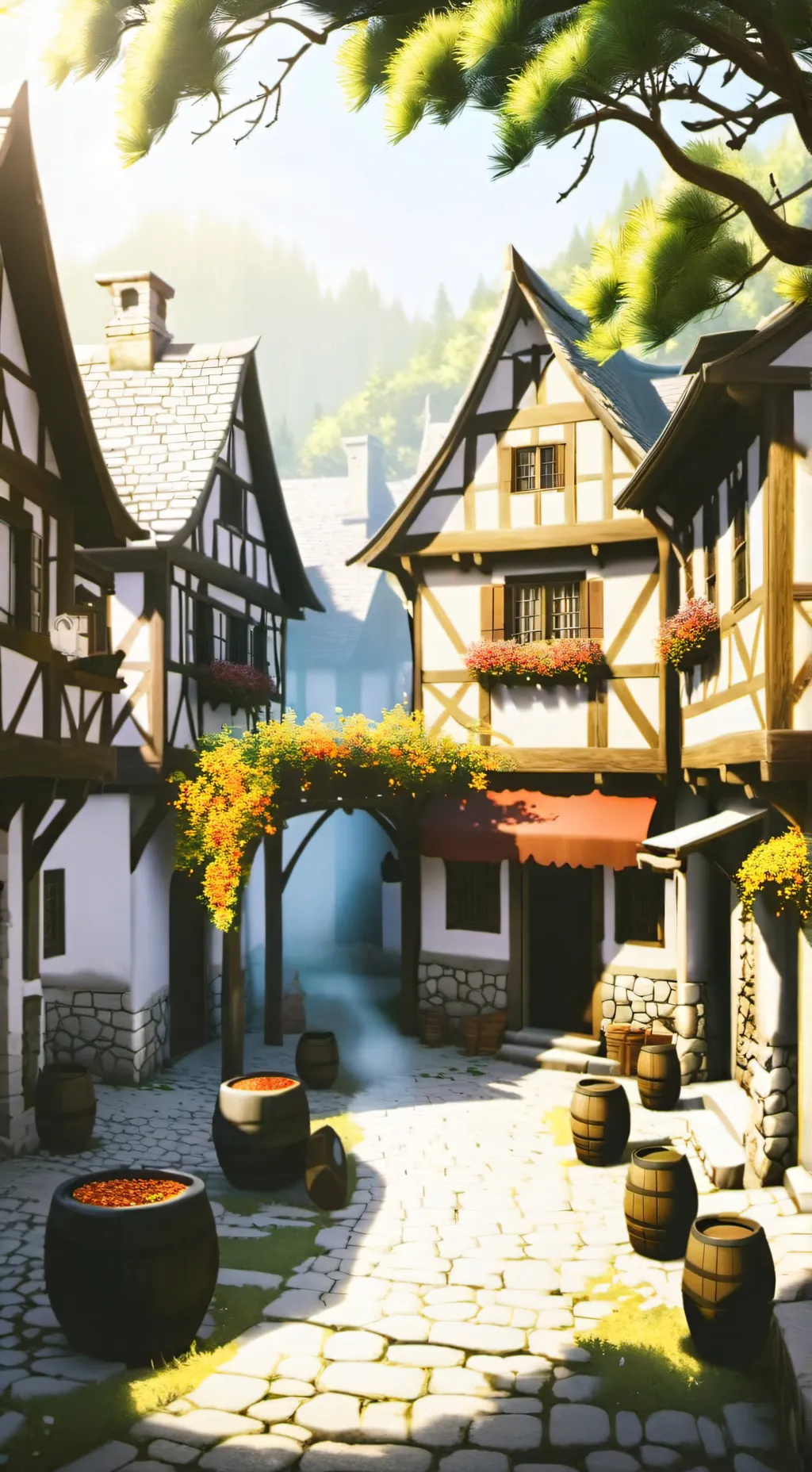 ai character: Guide background