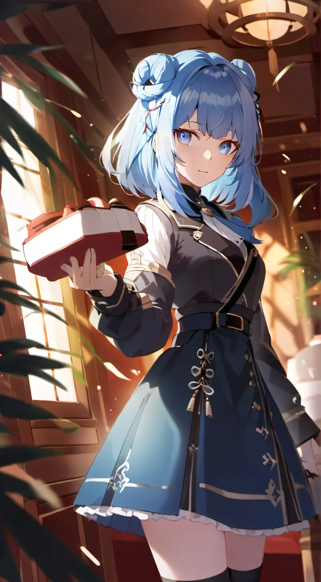 ai character: lily background