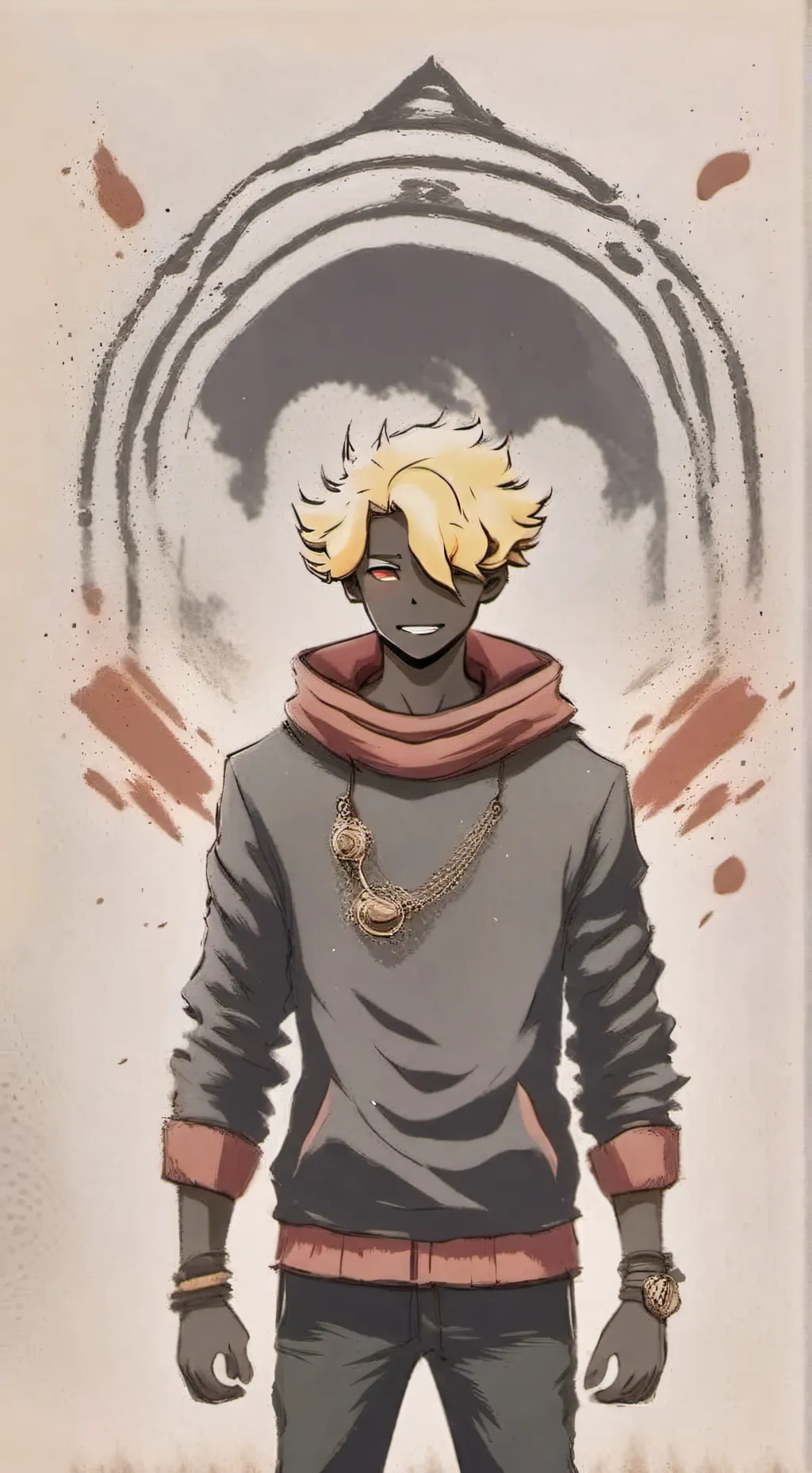 ai character: themagmaboi background