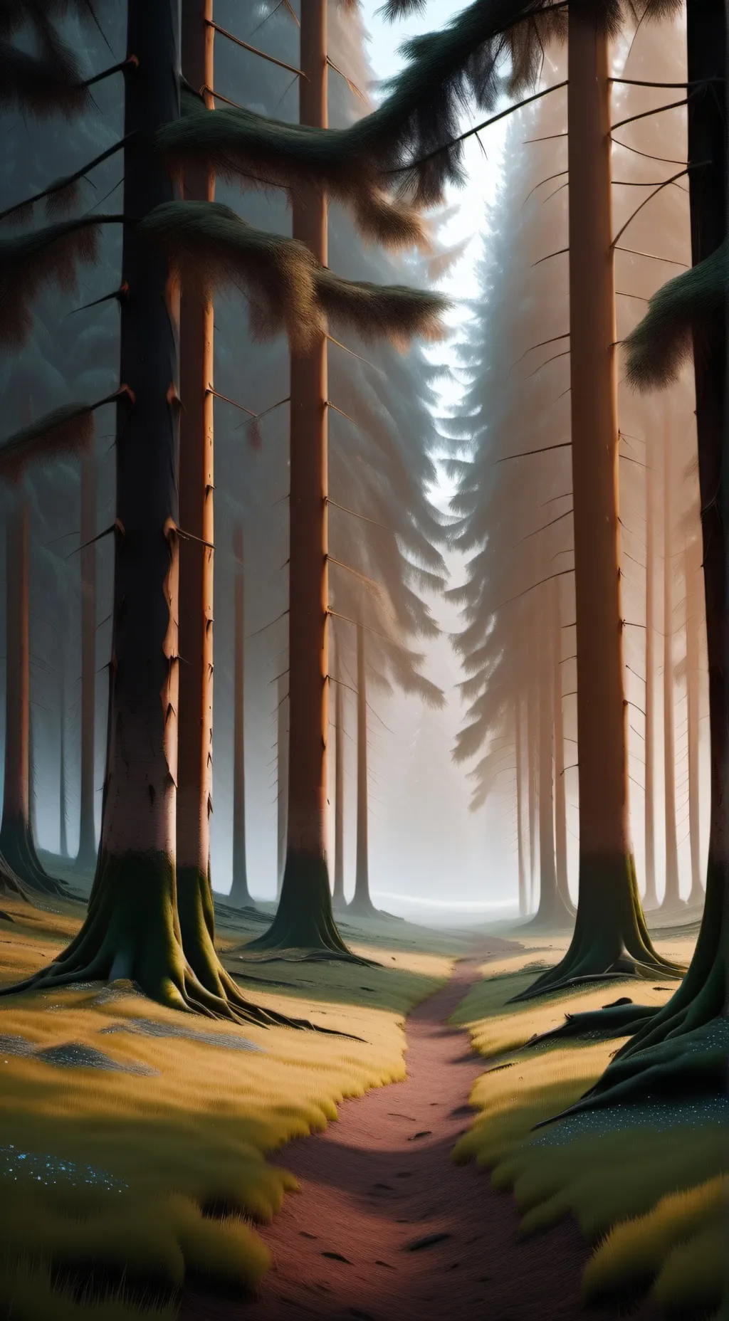 ai character: Mythical Forest  background