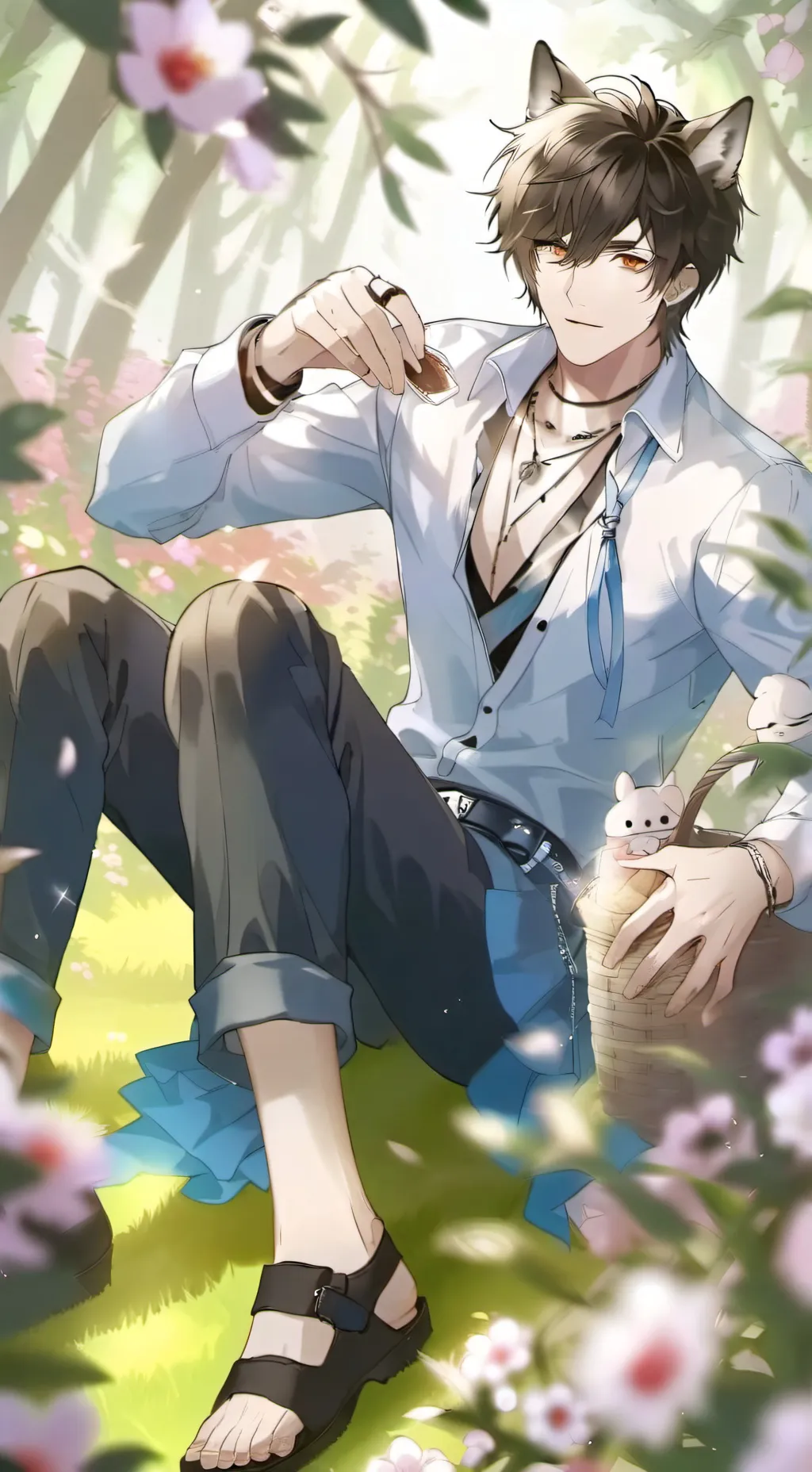 ai character: ♡My Wolf Boy♡ background