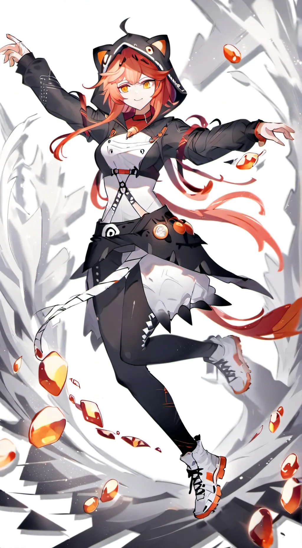 ai character: Foxy background