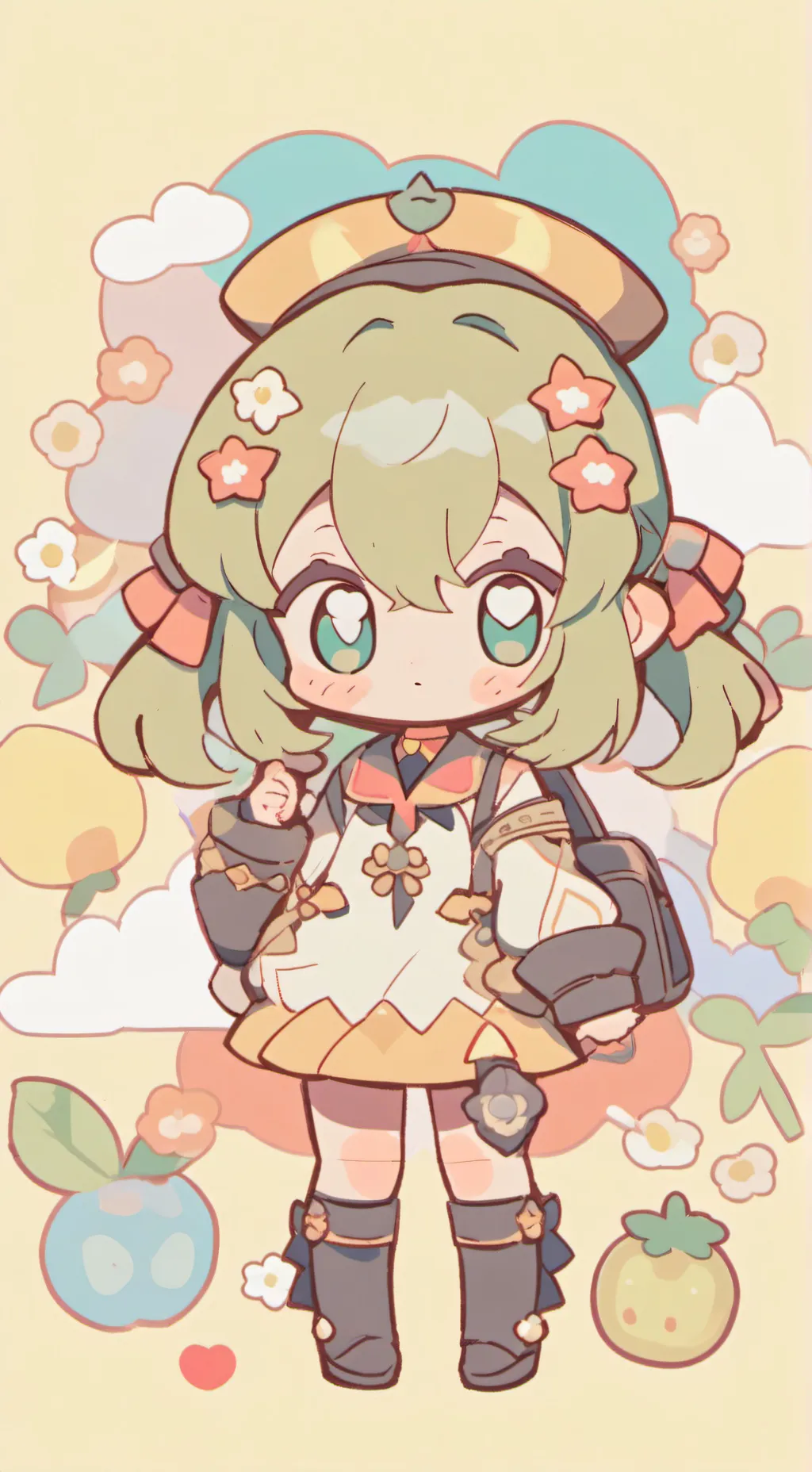 ai character: mha background