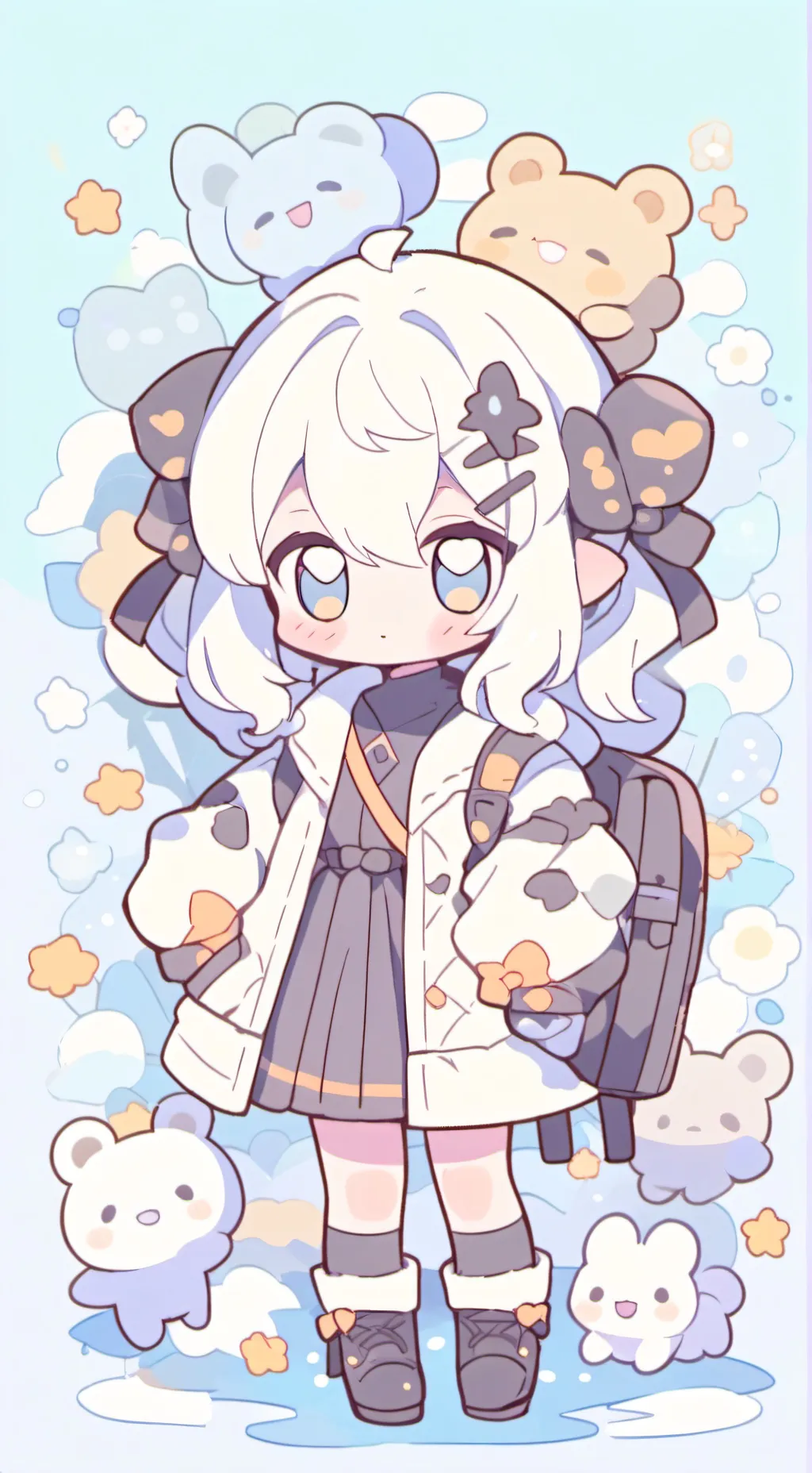 ai character: Livie (kittens) background