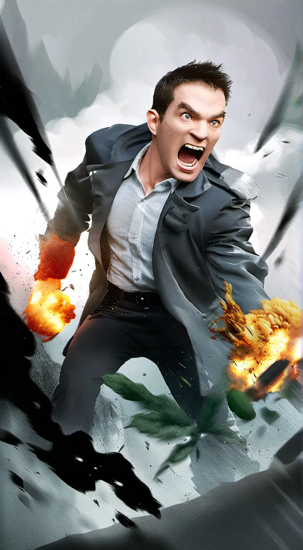 ai character: Angry guy background