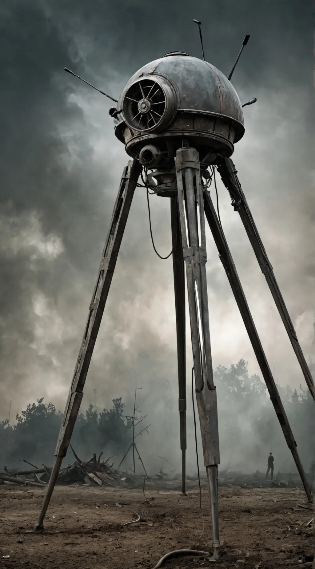 ai character: Tripod background