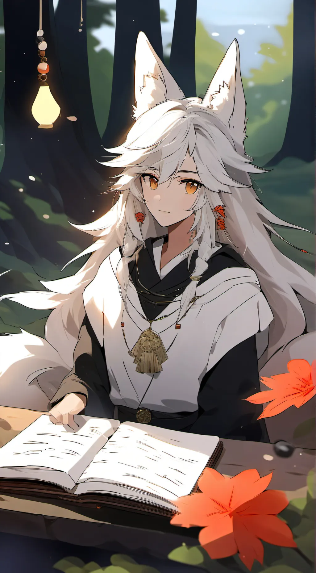 ai character: Secret  background