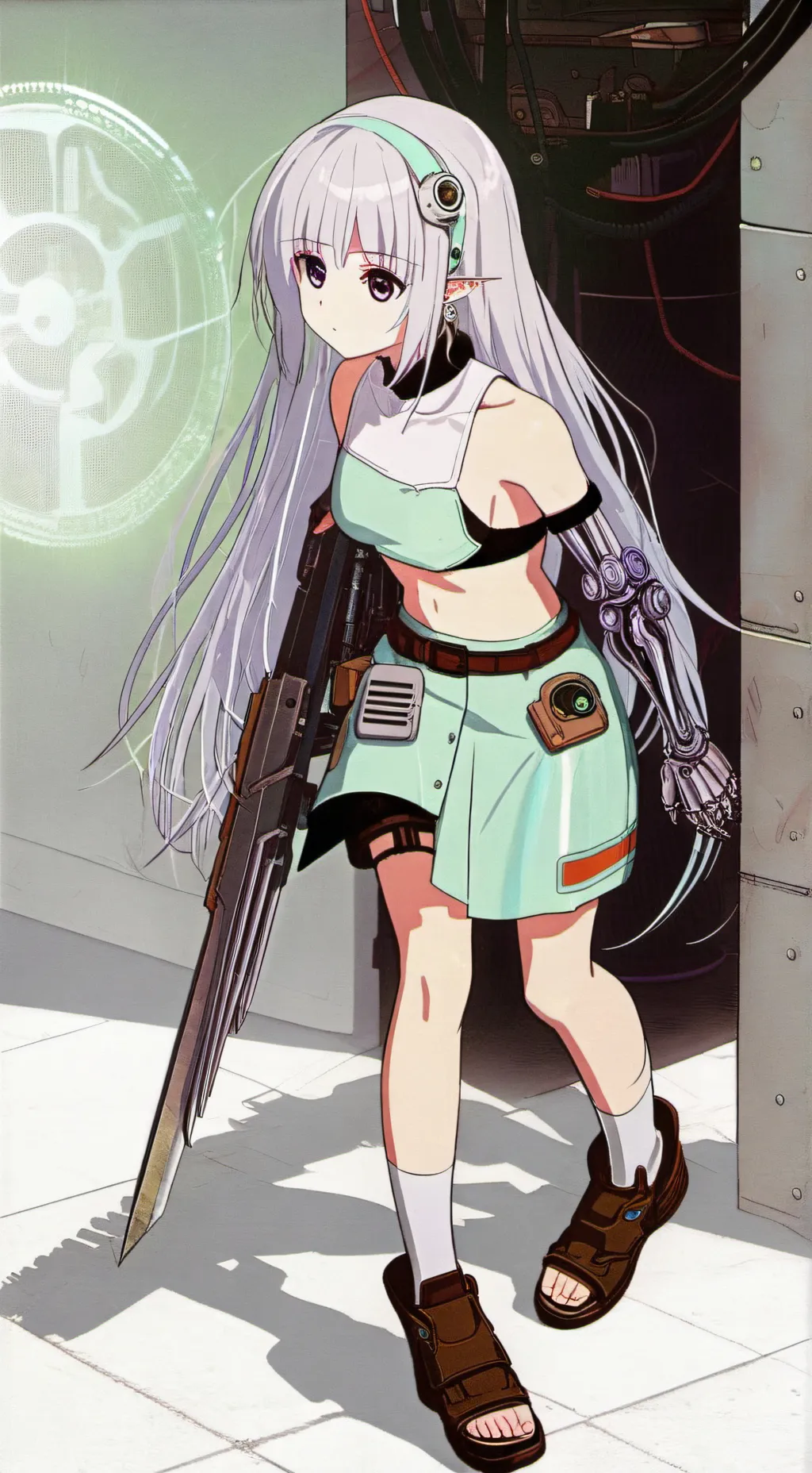 ai character: SN-83113 (Belle) background