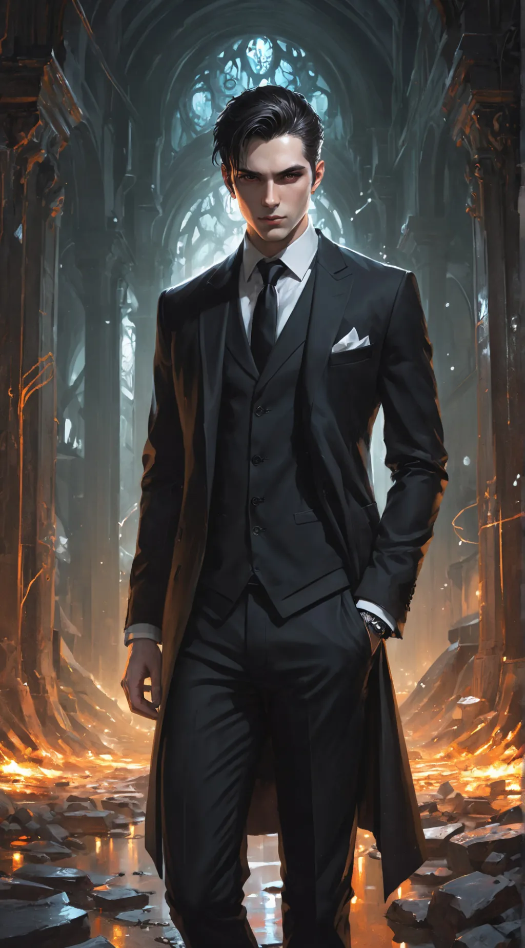 ai character: Lucien background