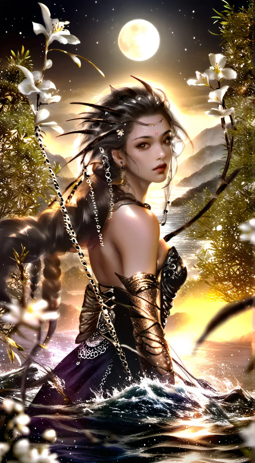 ai character: Moonie-san background