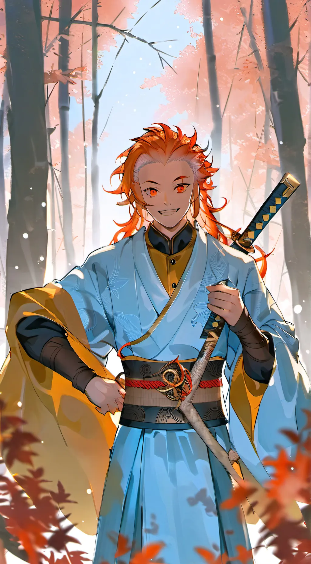 ai character: Rengoku RP (oc) background