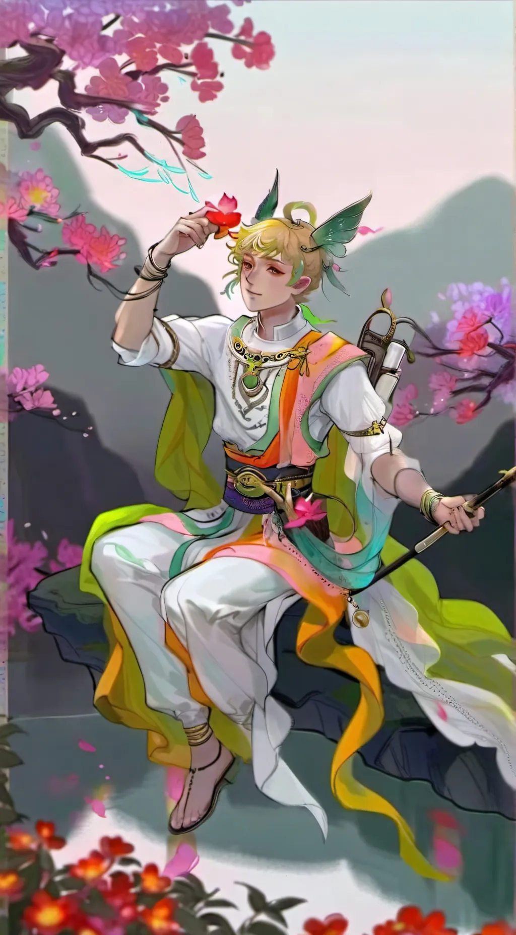 ai character: evan background