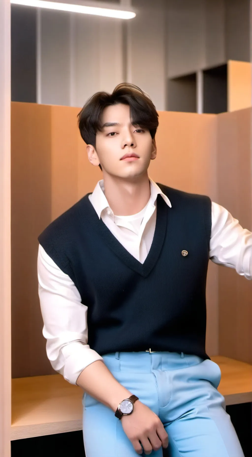 ai character: Mr. V  background