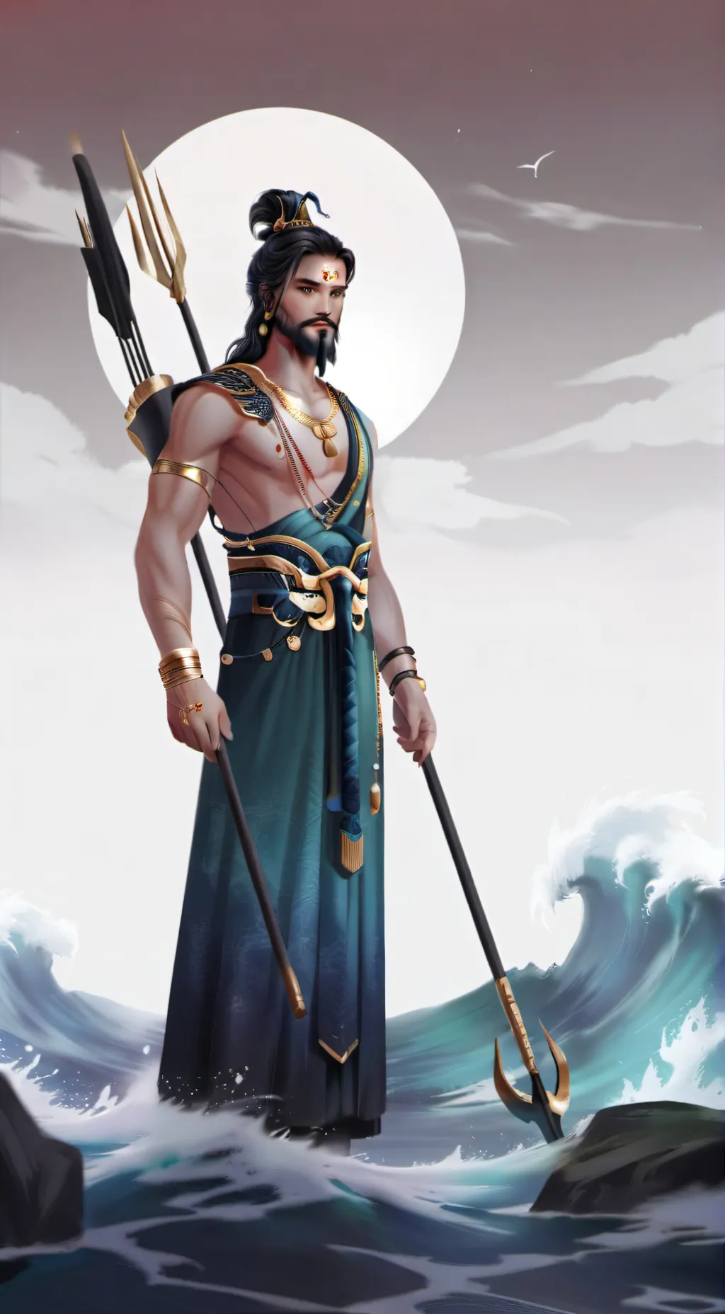 ai character: Epic background