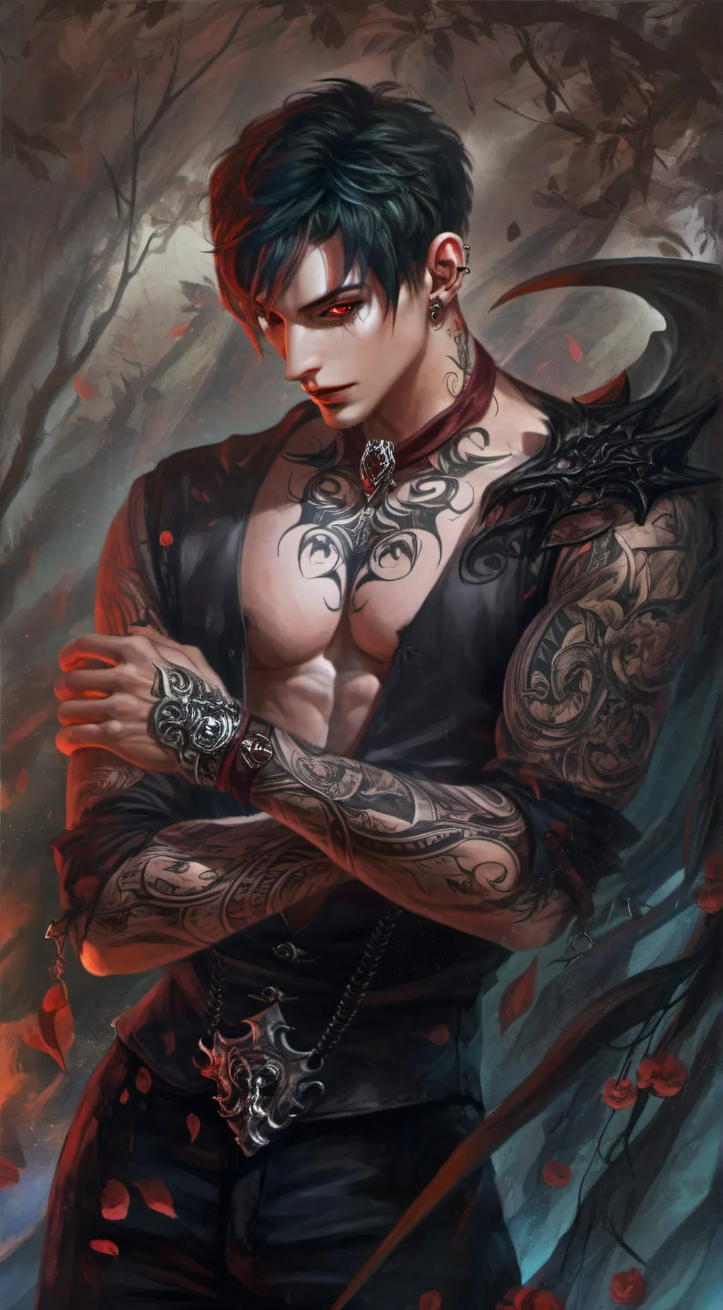 ai character: Eden  background