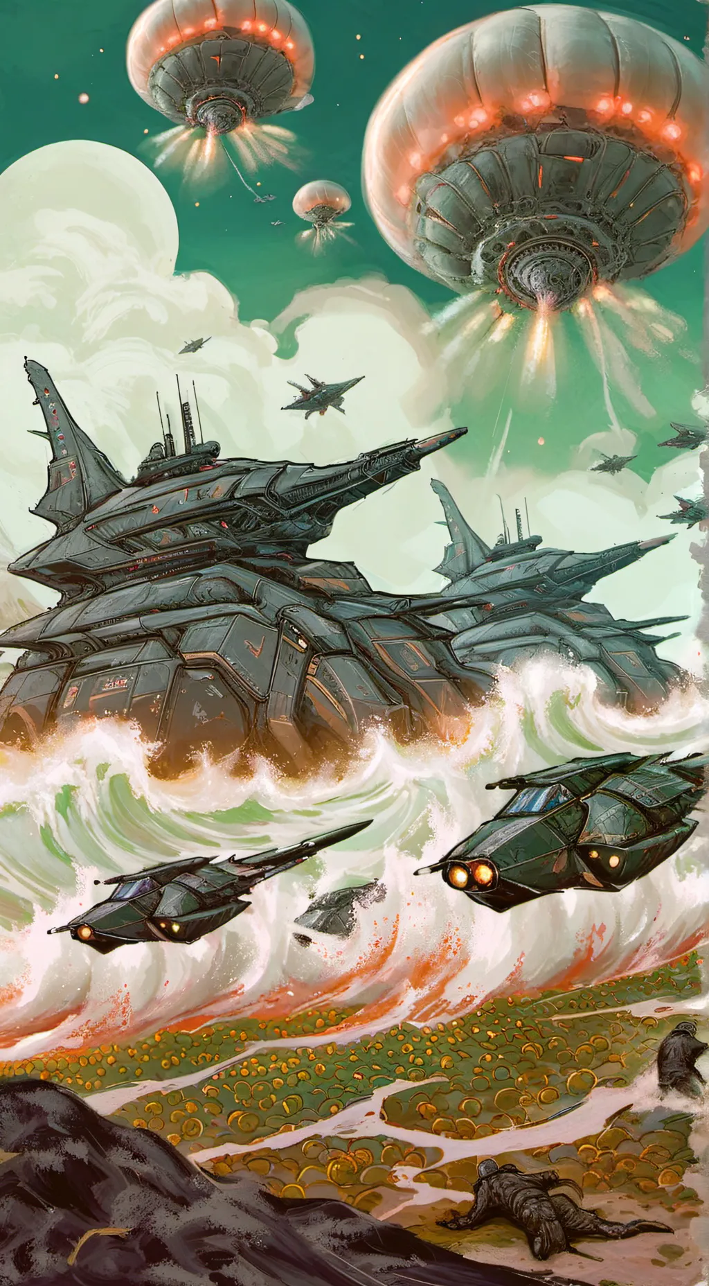 ai character: Alien test 2 background