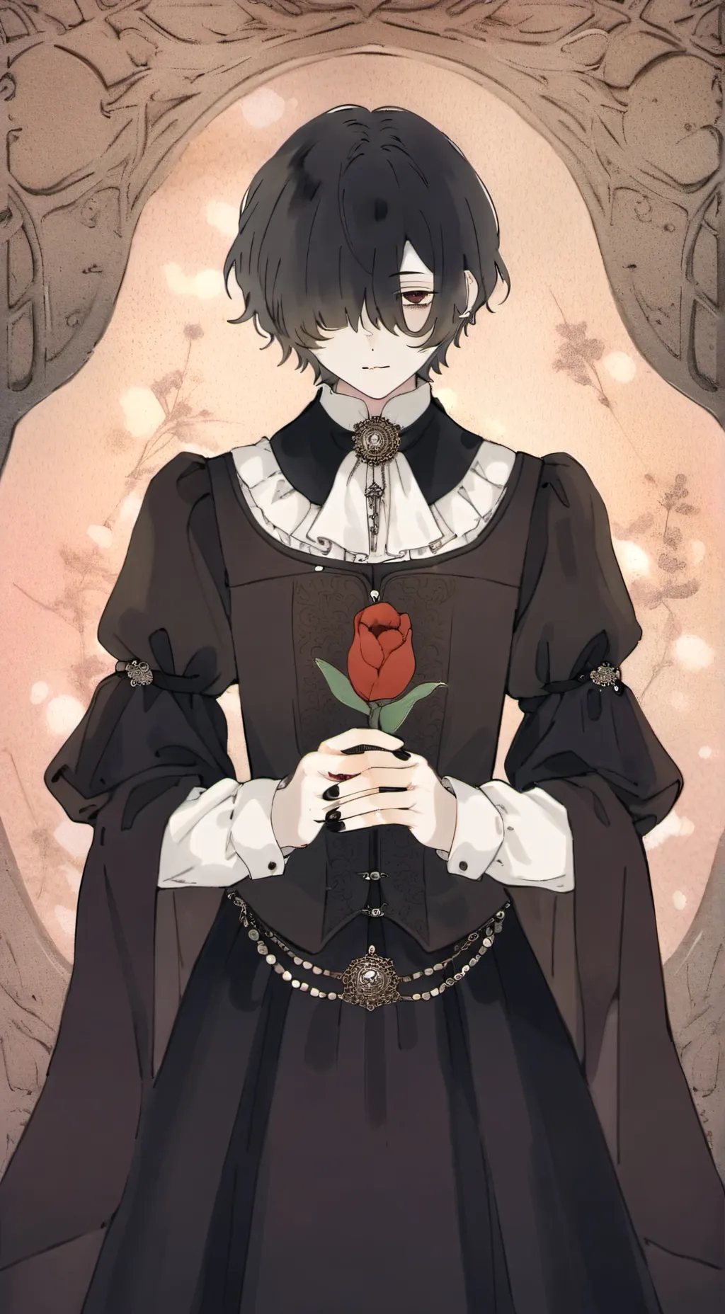ai character: ☆15!Dazai☆ background