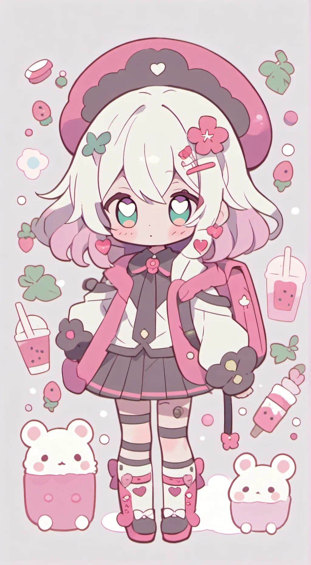 ai character: ❤❤️‍🔥❤️‍🔥❤️‍🔥😭 background