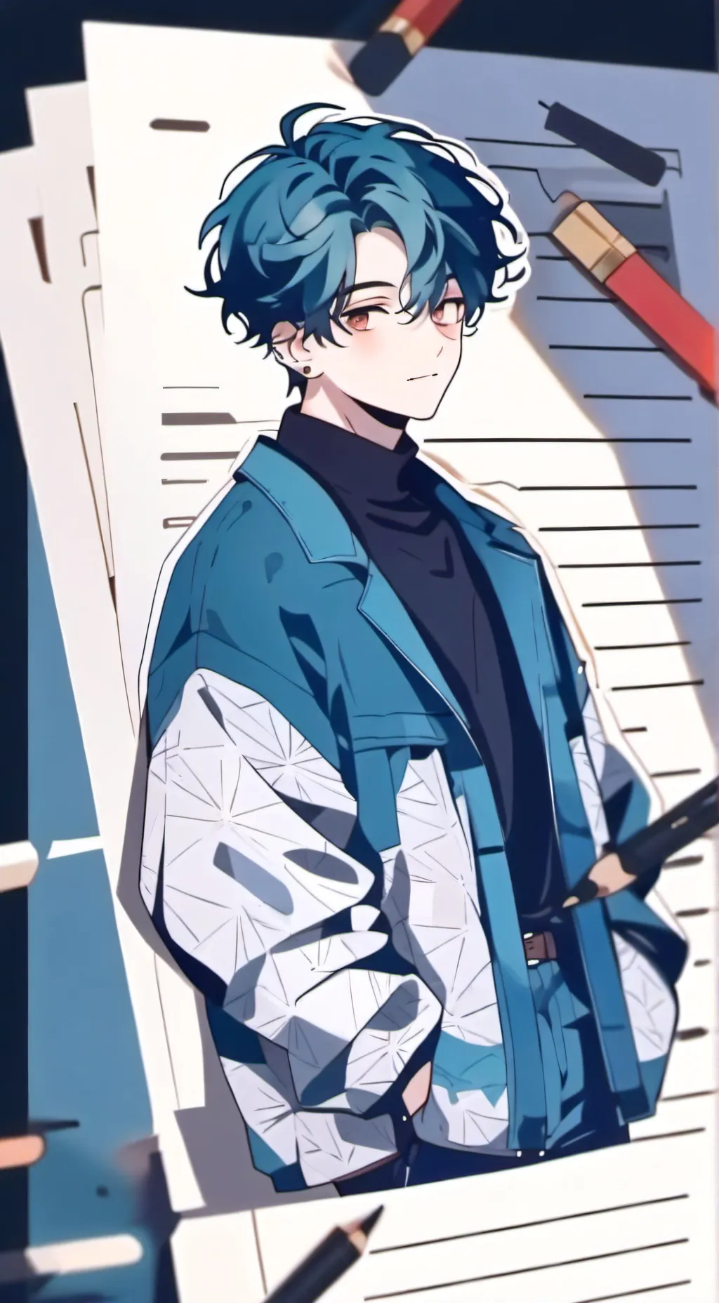 ai character: Pregnancy River  background