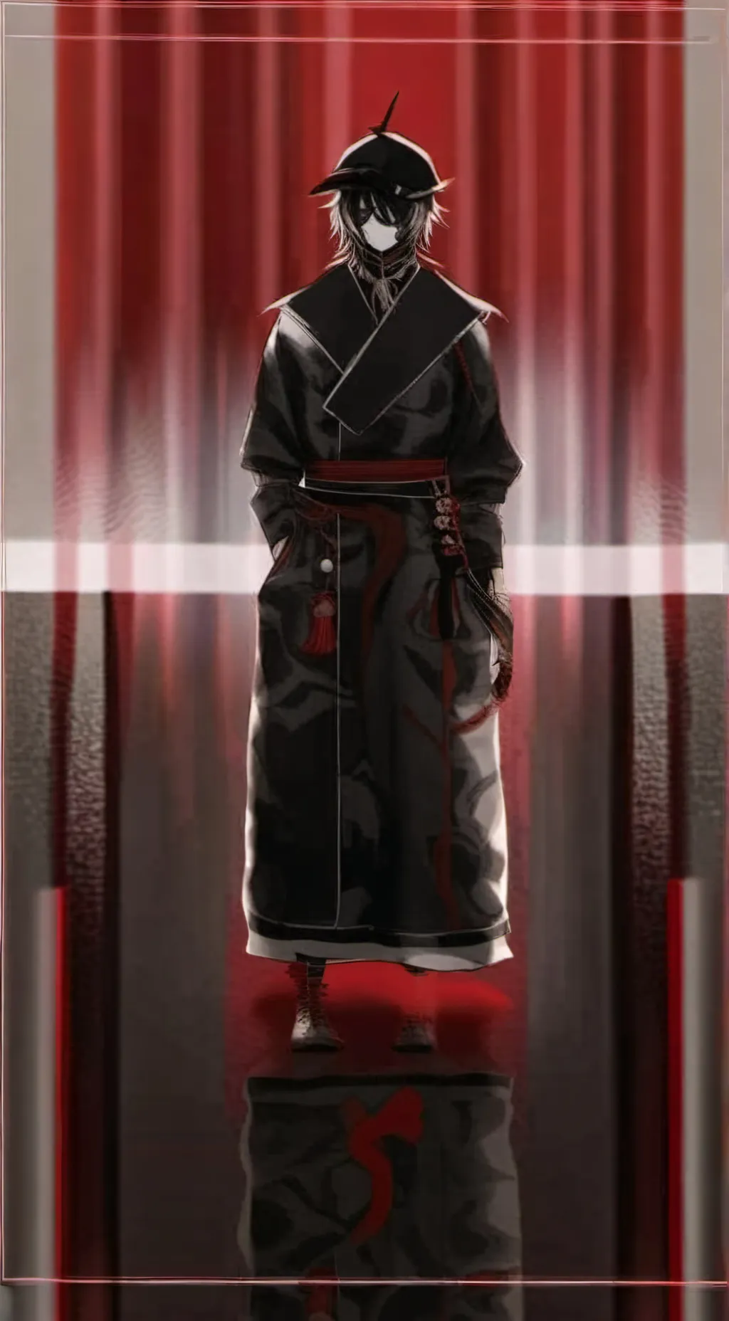 ai character: ash background