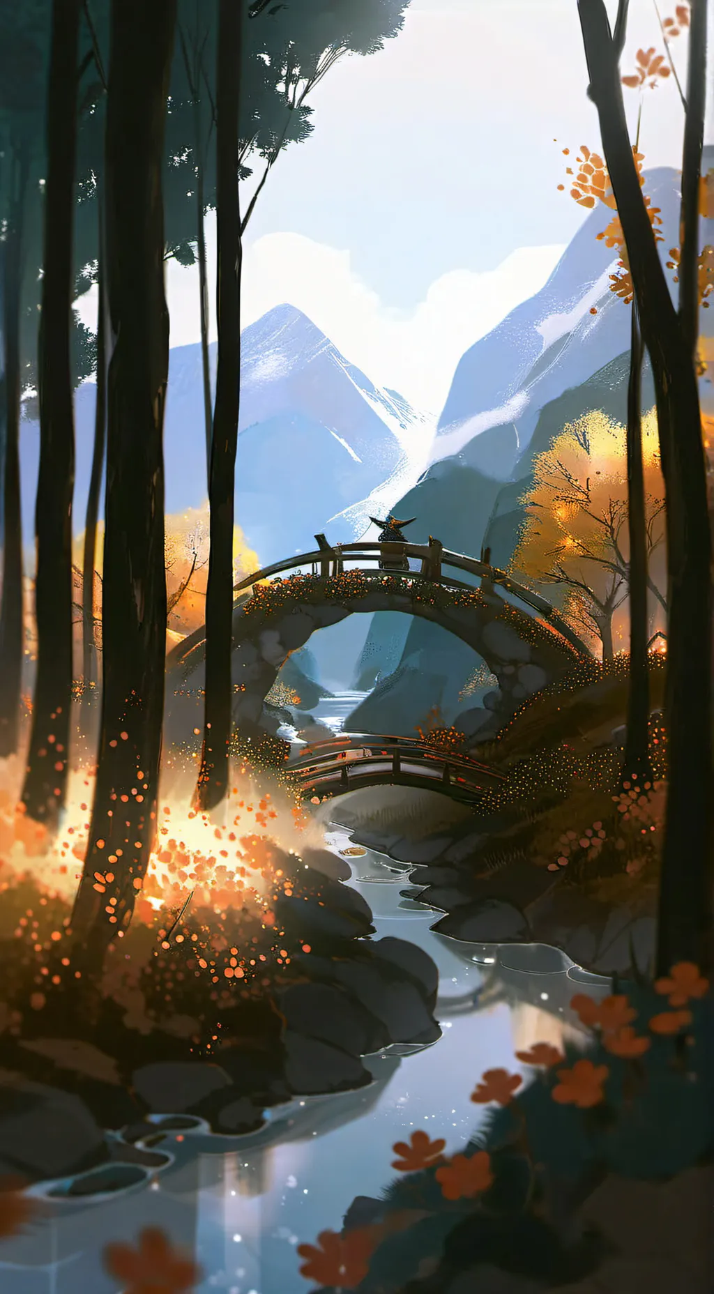 ai character: Scrunkly background