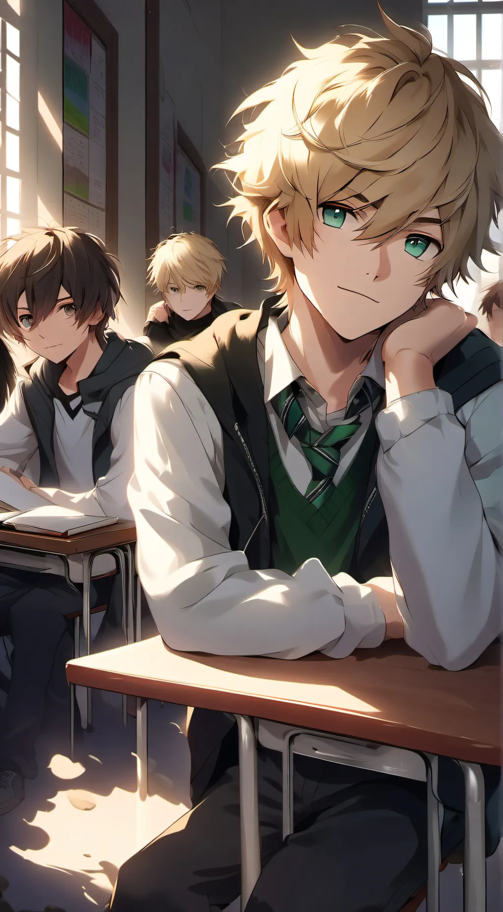 ai character: High school RP background