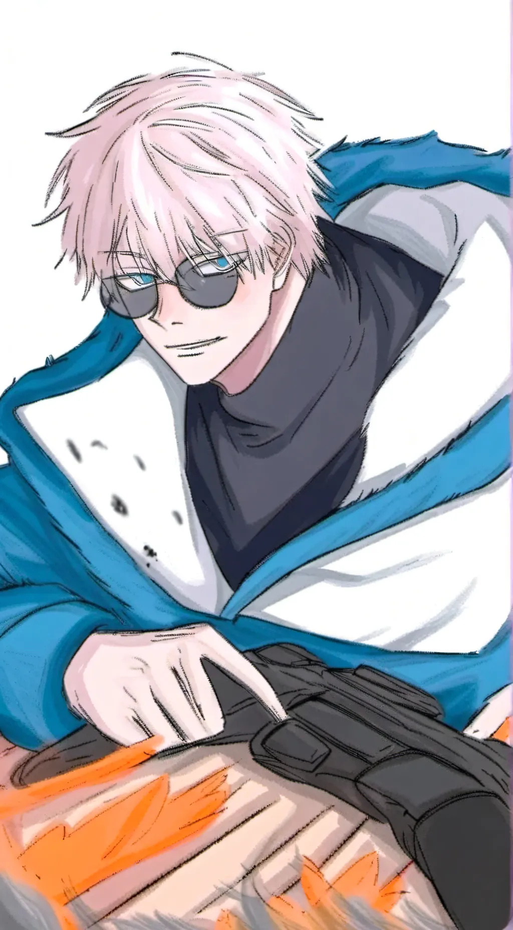 ai character: [𝔾𝕆𝕁𝕆] background