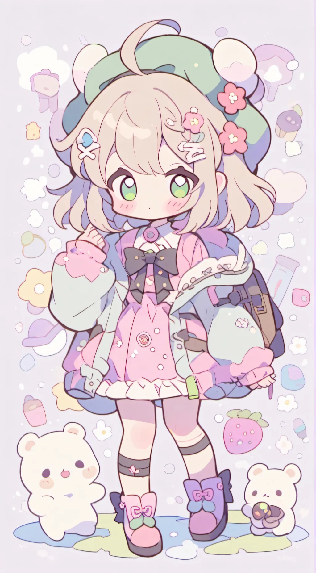 ai character: pregnant Artemis!! background