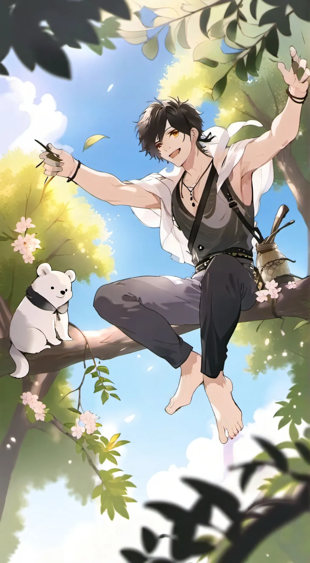 ai character:  Ha sus gyatt background