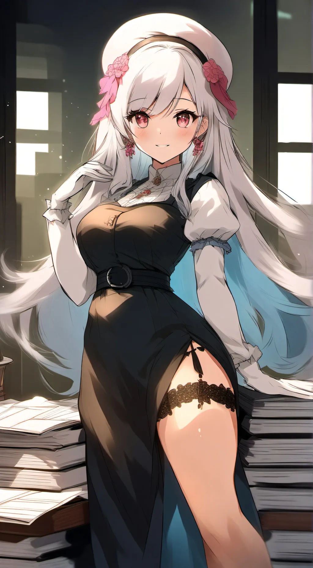 ai character: Eva  background