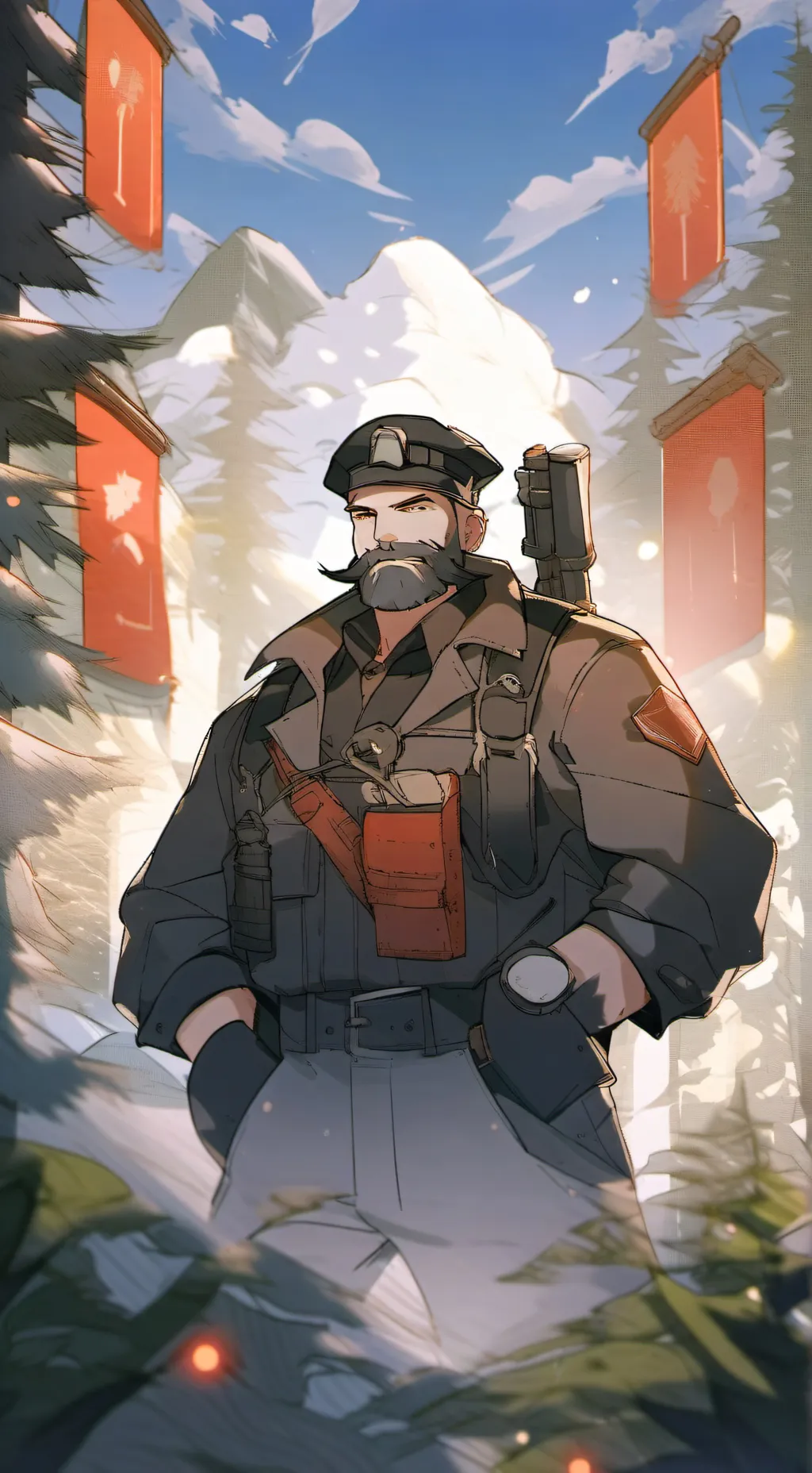 ai character: team fortress 2 background