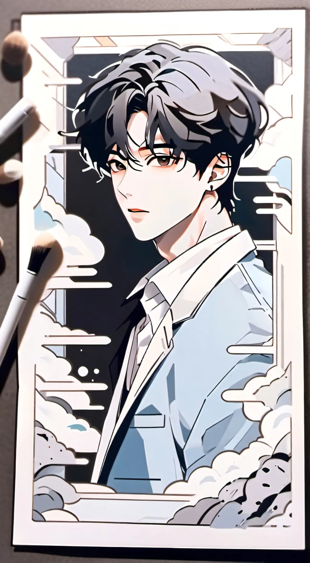 ai character: BTS background