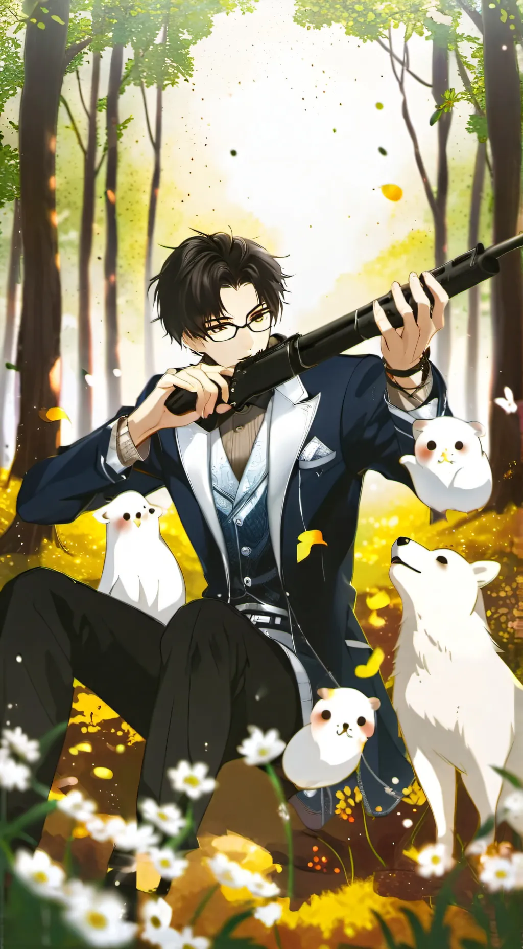 ai character: furry killer background