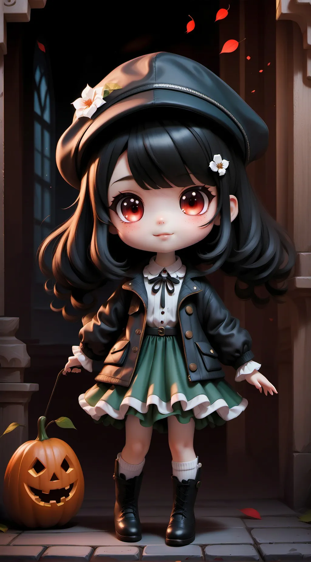 ai character: Uppermoons+Muzan background