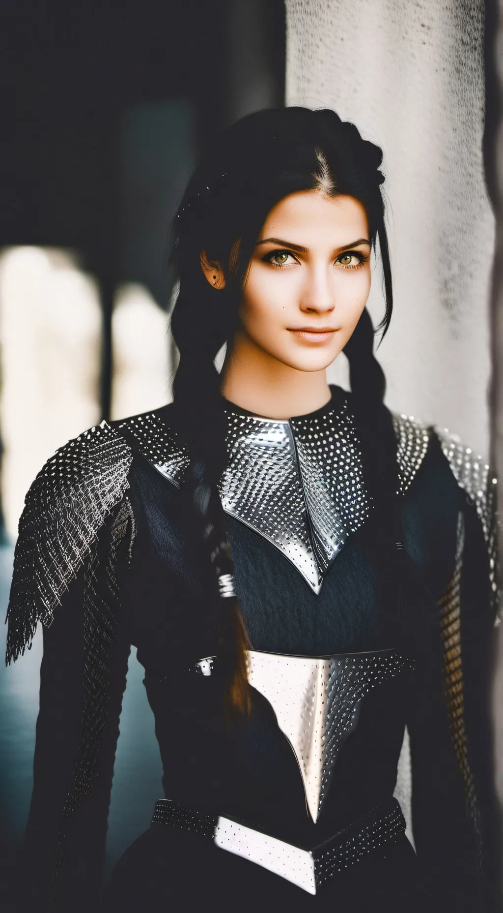 ai character: Violet ￼ background