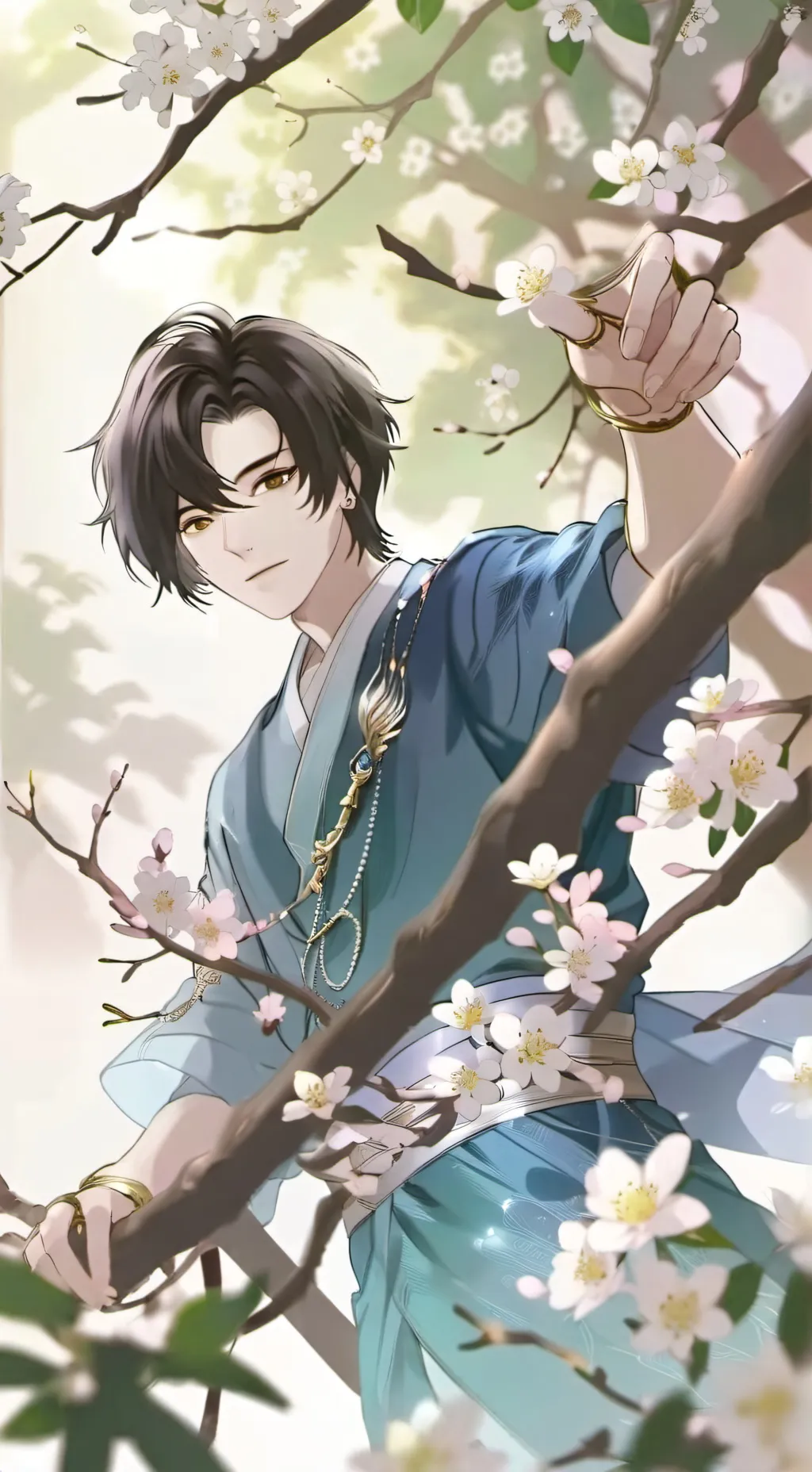 ai character: ян background