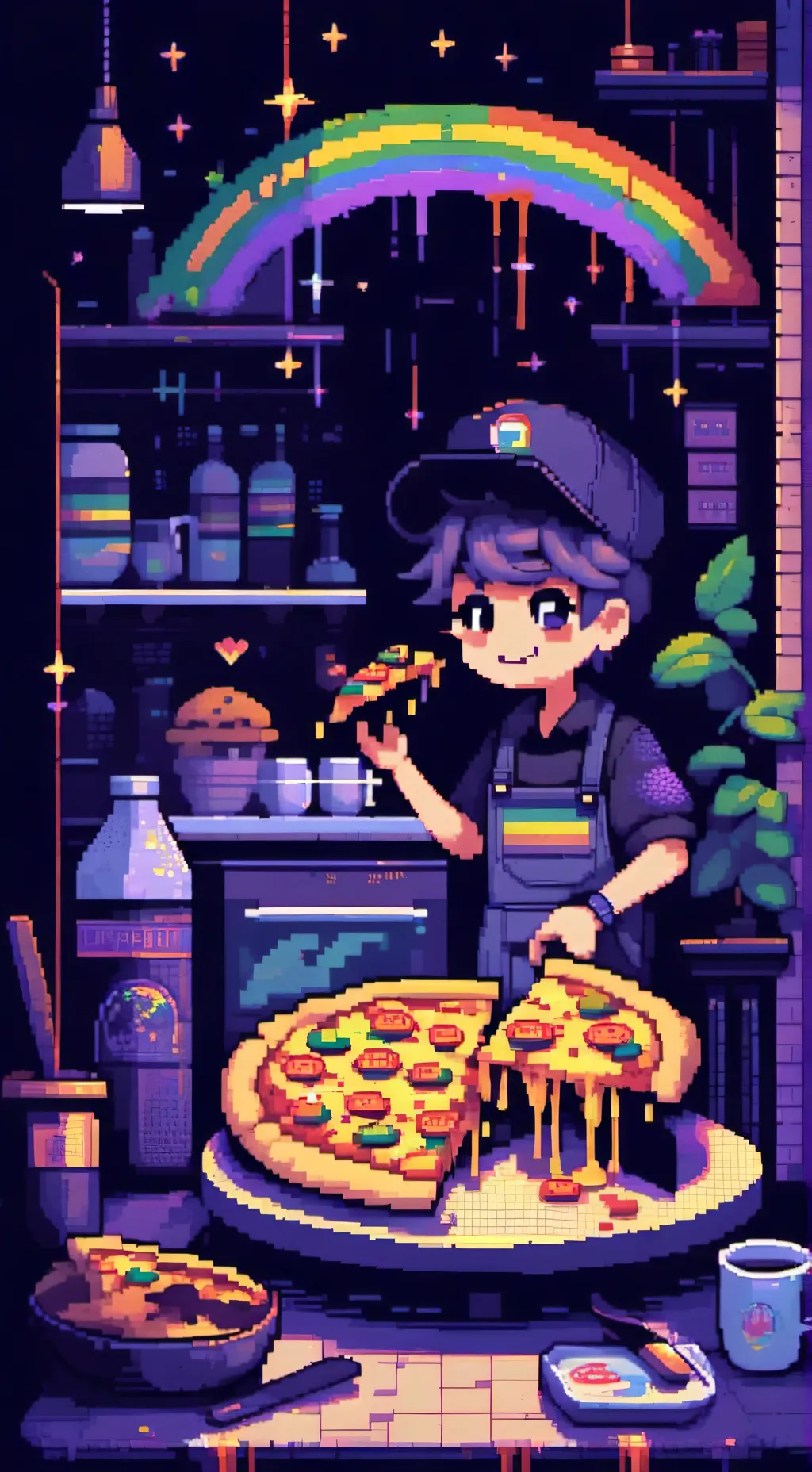 ai character: Pizzeria simulator background