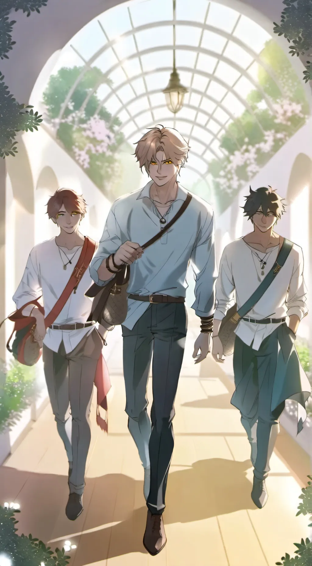 ai character: Leon background