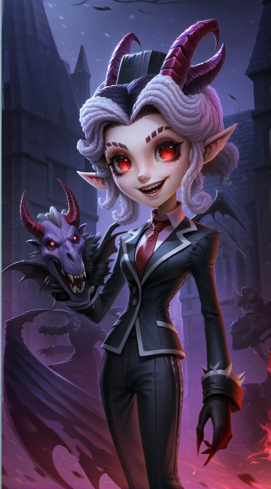 ai character: HH x HB background