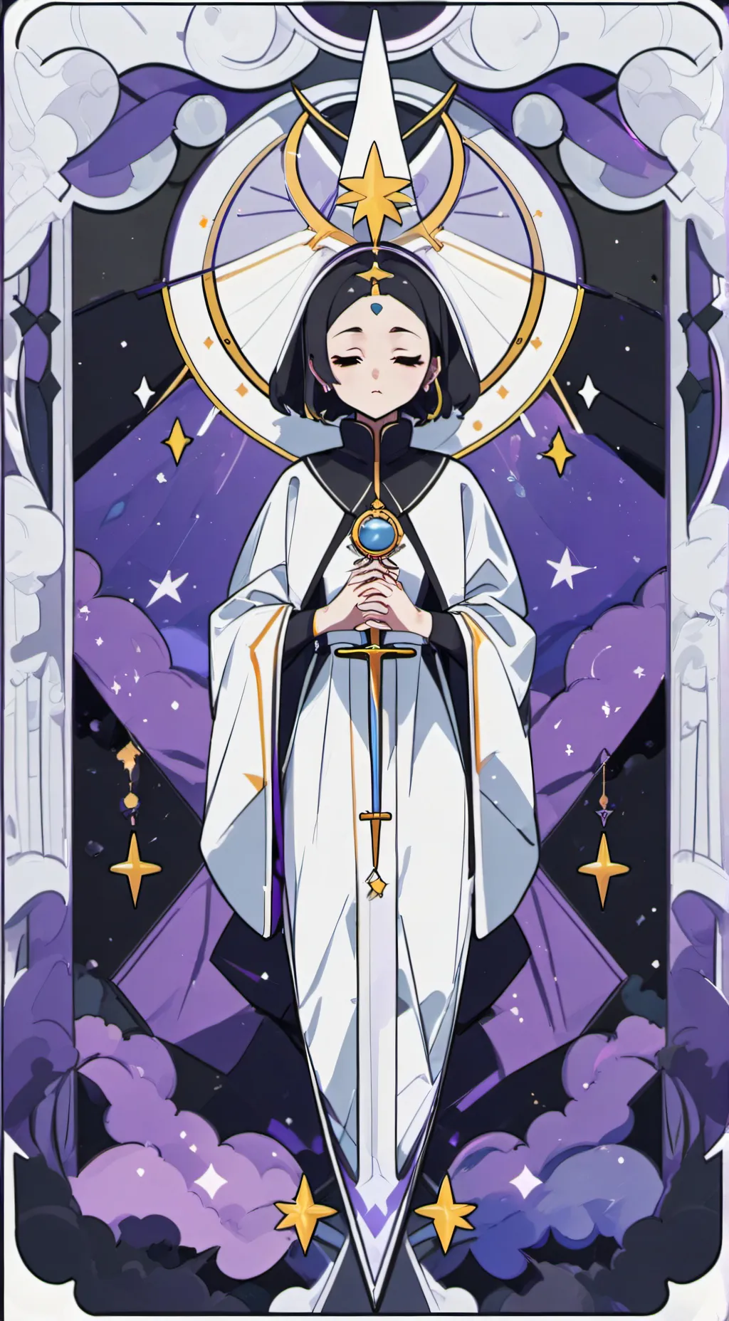 ai character: Kny beach background