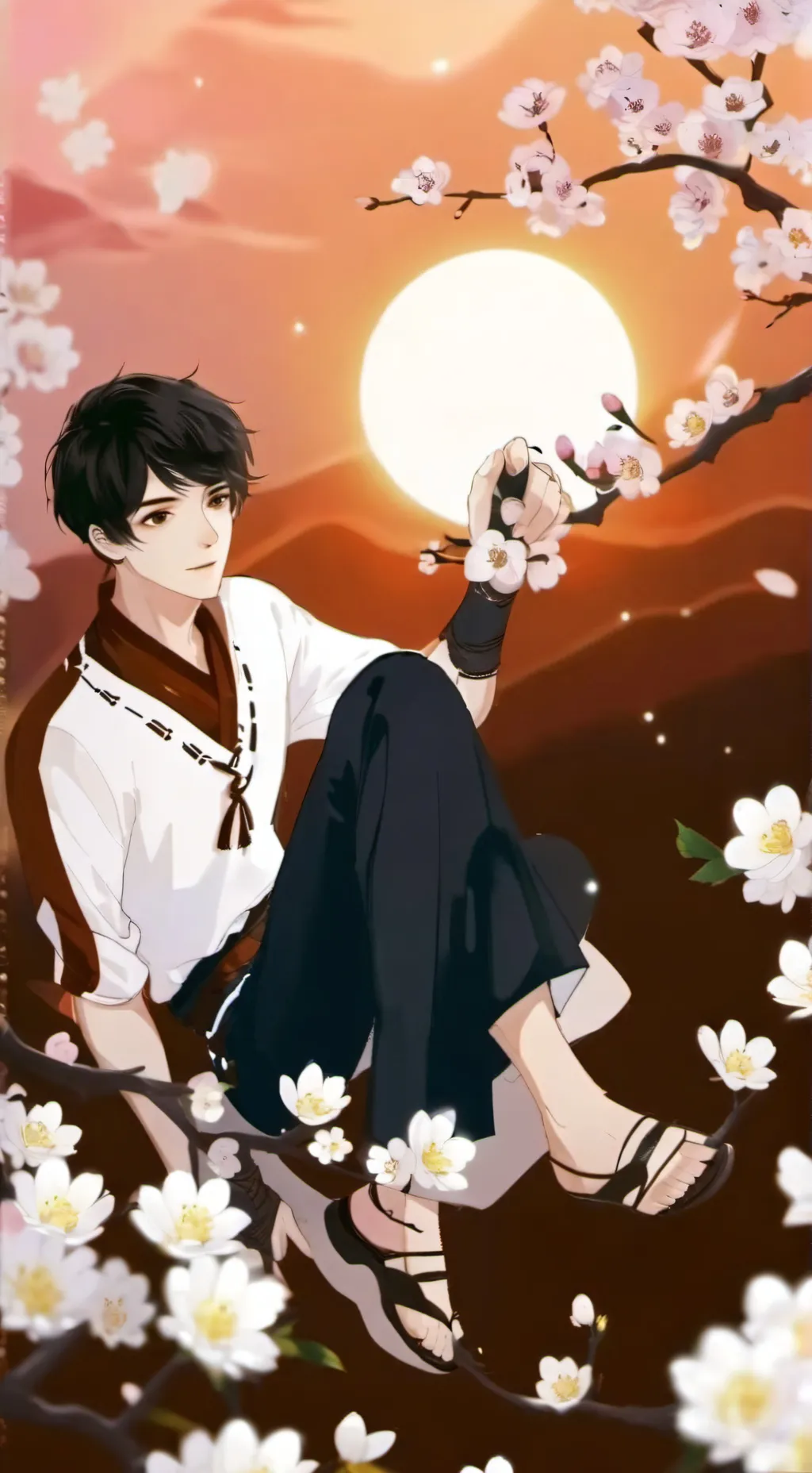 ai character: chicken adabo background