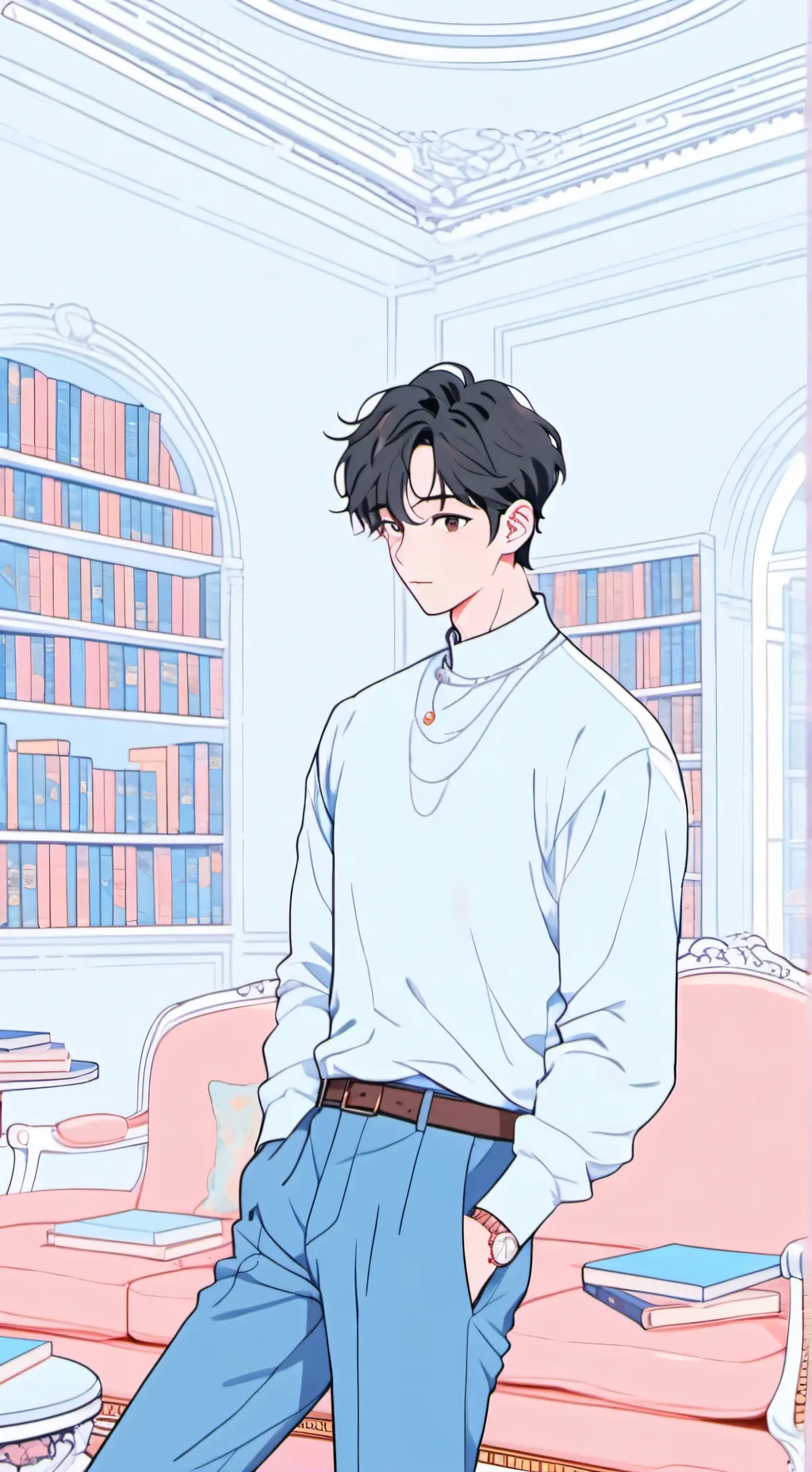 ai character: Victor  background