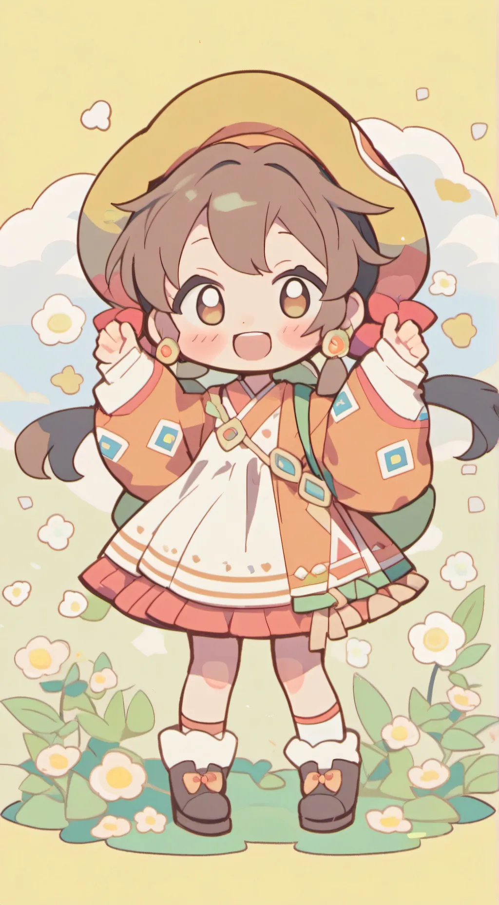 ai character: ROSY background