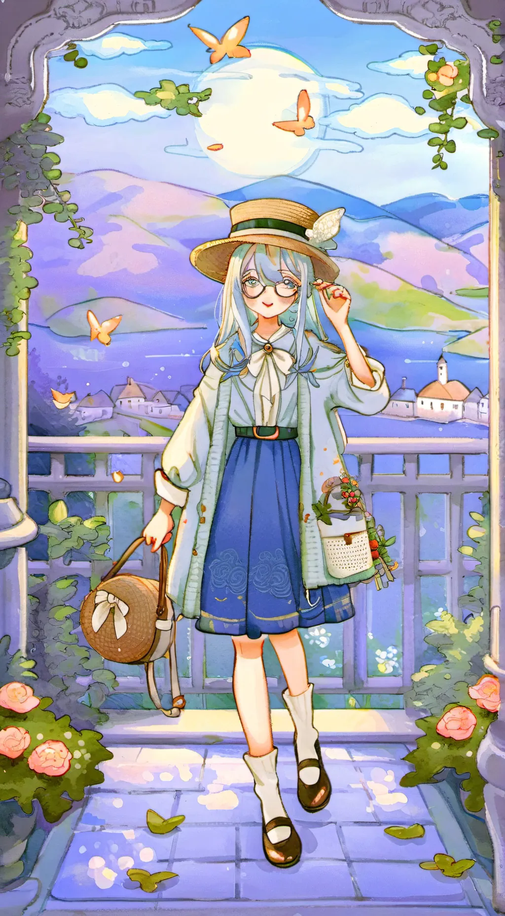 ai character: sanrio background