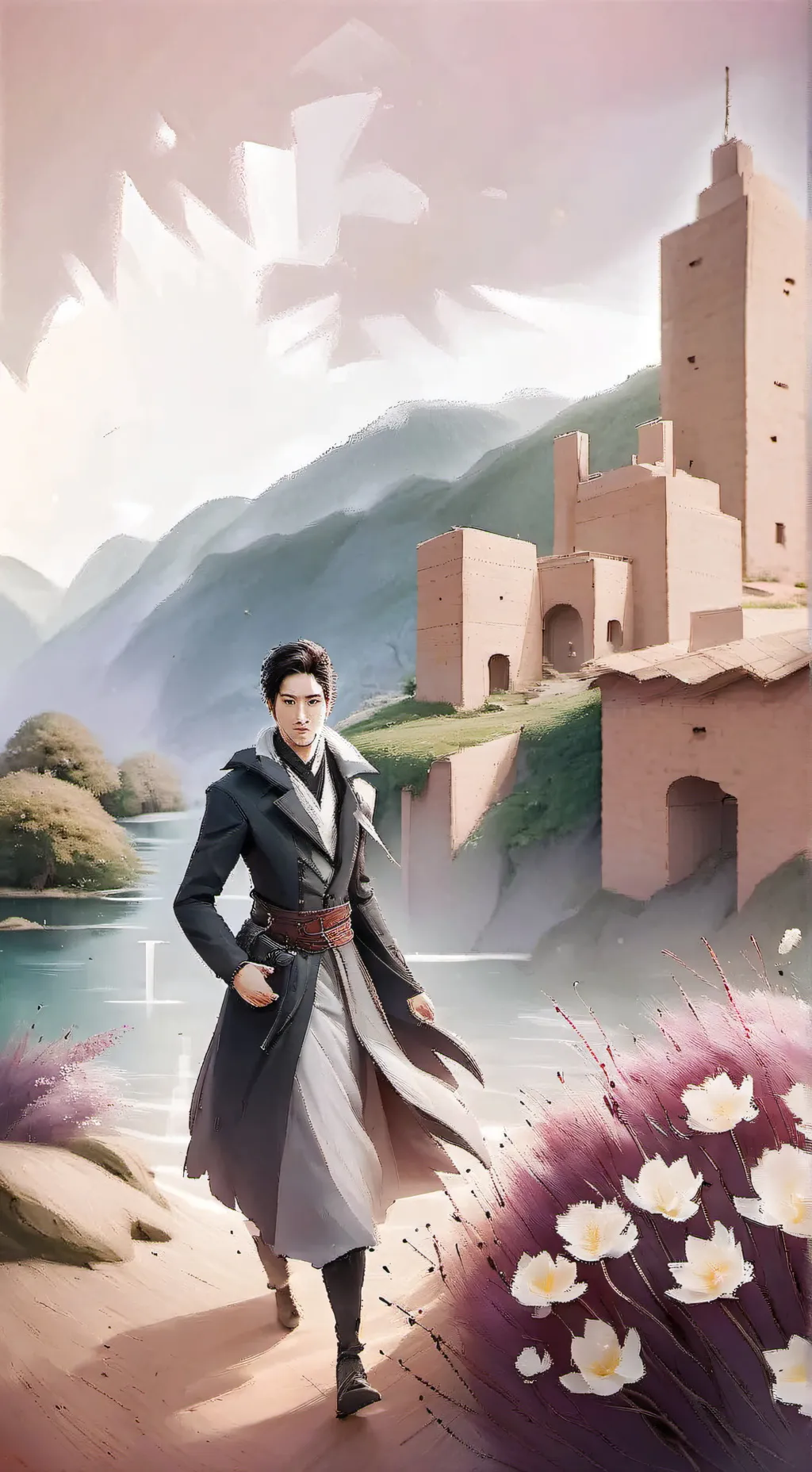 ai character: tall background